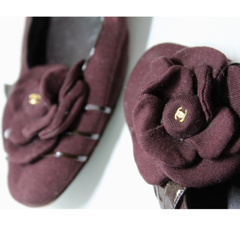 CHANEL Flower Ballerina Ballet Flats sz 38 (US 8) - Picture 4 of 13